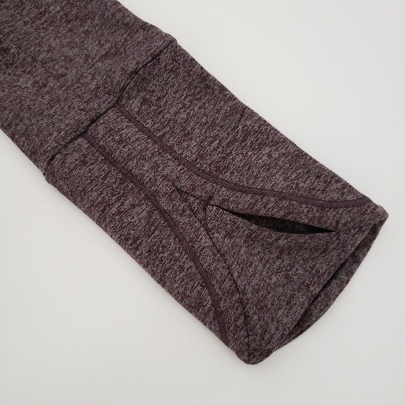 New Athleta Uptempo Hoodie Sweatshirt Aubergine Heathered Purple XS NWT - Picture 12 of 14